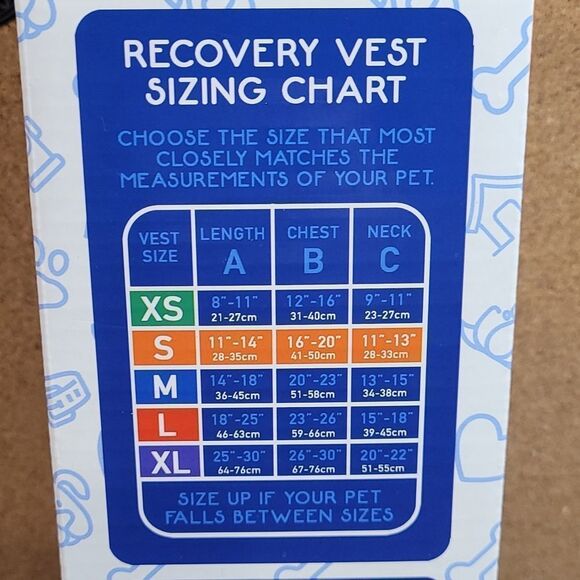 Calm Paws Recovery Vest- Size Small - Picture 3 of 5